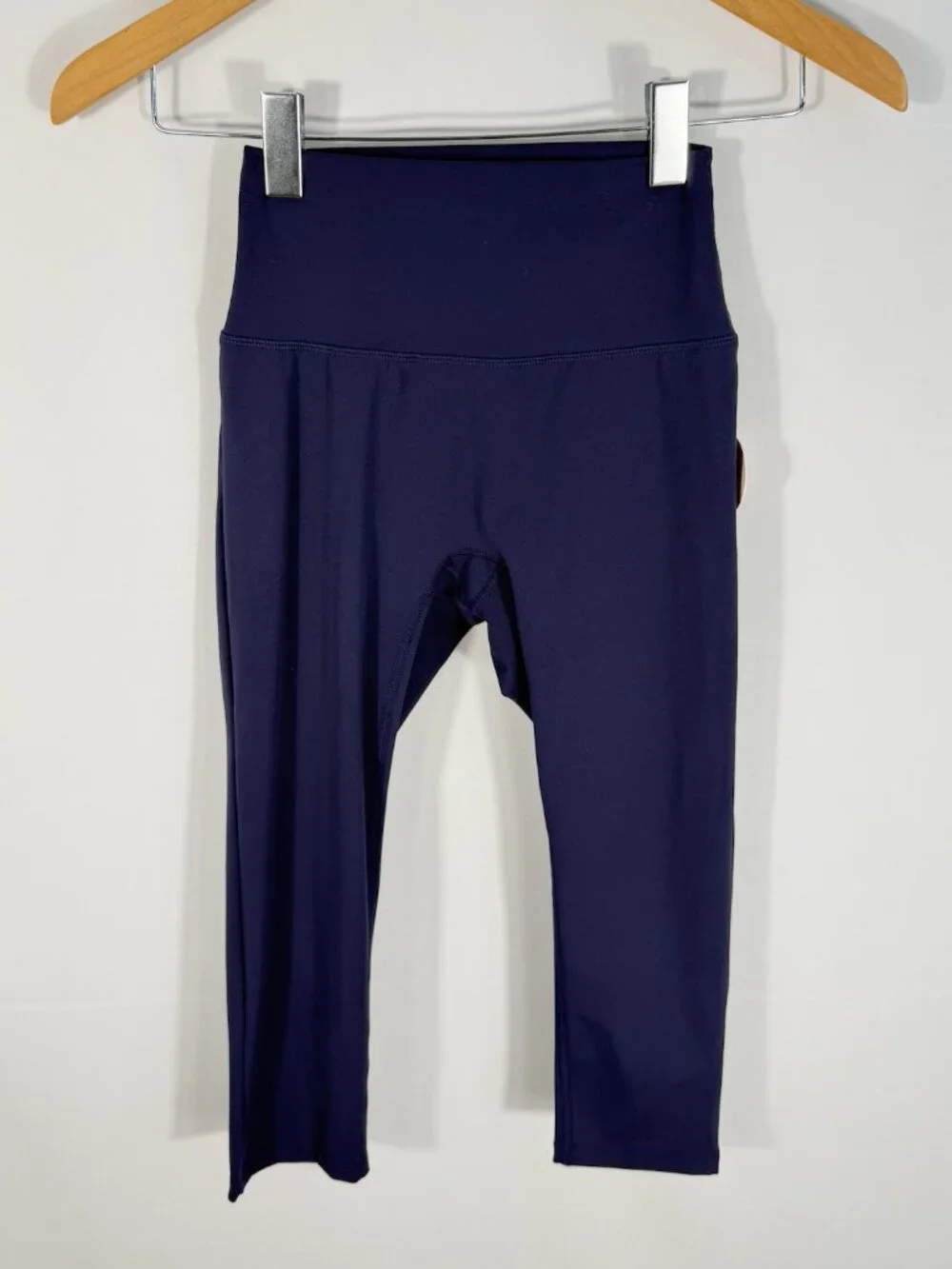 Posie Active Halter Capri Legging Set Navy Small NWT 2 Piece Pilates Workout